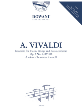 CONCERTINO OP. 3 NO. 6, RV 356 IN A-MINOR
